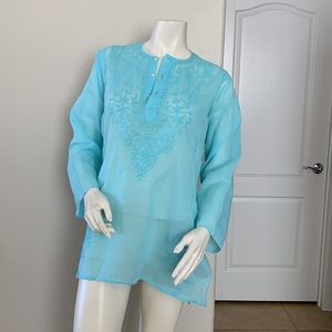 COTTON EMBROIDERED TUNIC